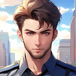 police officer x thief - Chat with 👻Officer Ethan👻 - Sextingme AI 