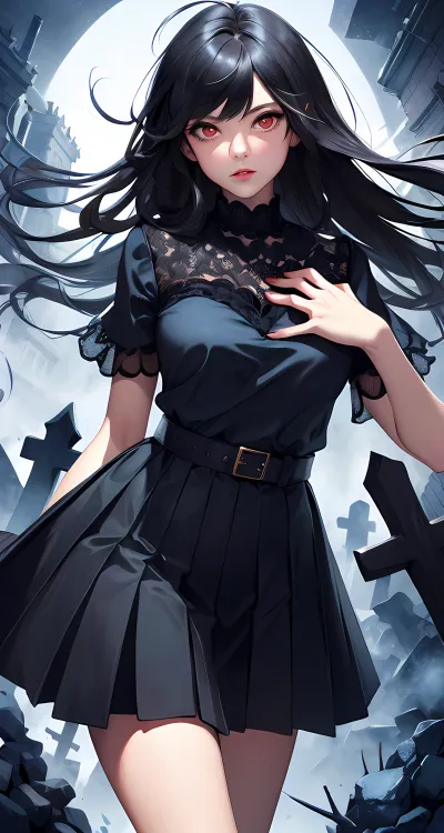 graveyard - Chat with Evelyn - Sextingme AI 